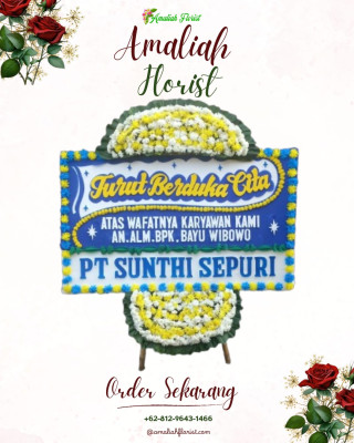 Papan Bunga Duka di Galela Selatan
