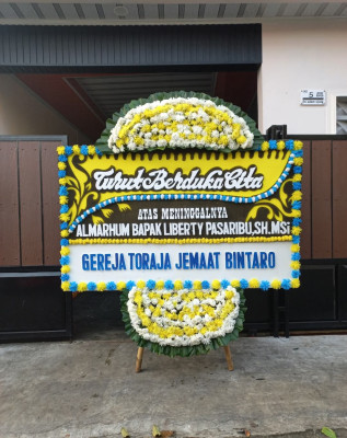 Papan Bunga Duka di Galela Selatan